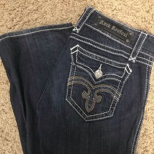 Rock Revival boot cut jeans, size 28